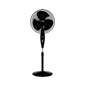 Crompton HighSpeed Torpedo 400 mm Pedestal Fan (Black) – Powerful 2100 RPM, 3-Speed Settings, Wide Oscillation, Thermal Overload Protection, 100% Copper Winding & Sturdy Base with 2-Year Warranty