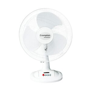 Crompton HISPEED Gale Classic 400mm Table Fan | Superior Air Delivery | Smooth Oscillation | Easy Neck Tilt Mechanism | 2 Years Warranty