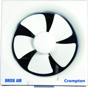 Crompton Brisk Air+ 200 mm (8 inch) Exhaust Fan for Kitchen, Bathroom and Office (White)