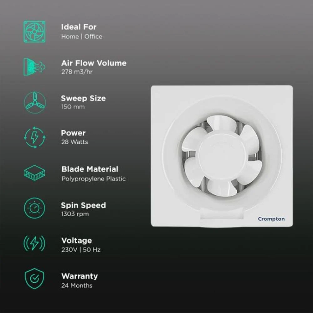 CG VENTILATING FAN BRISK AIR+ 250MM3