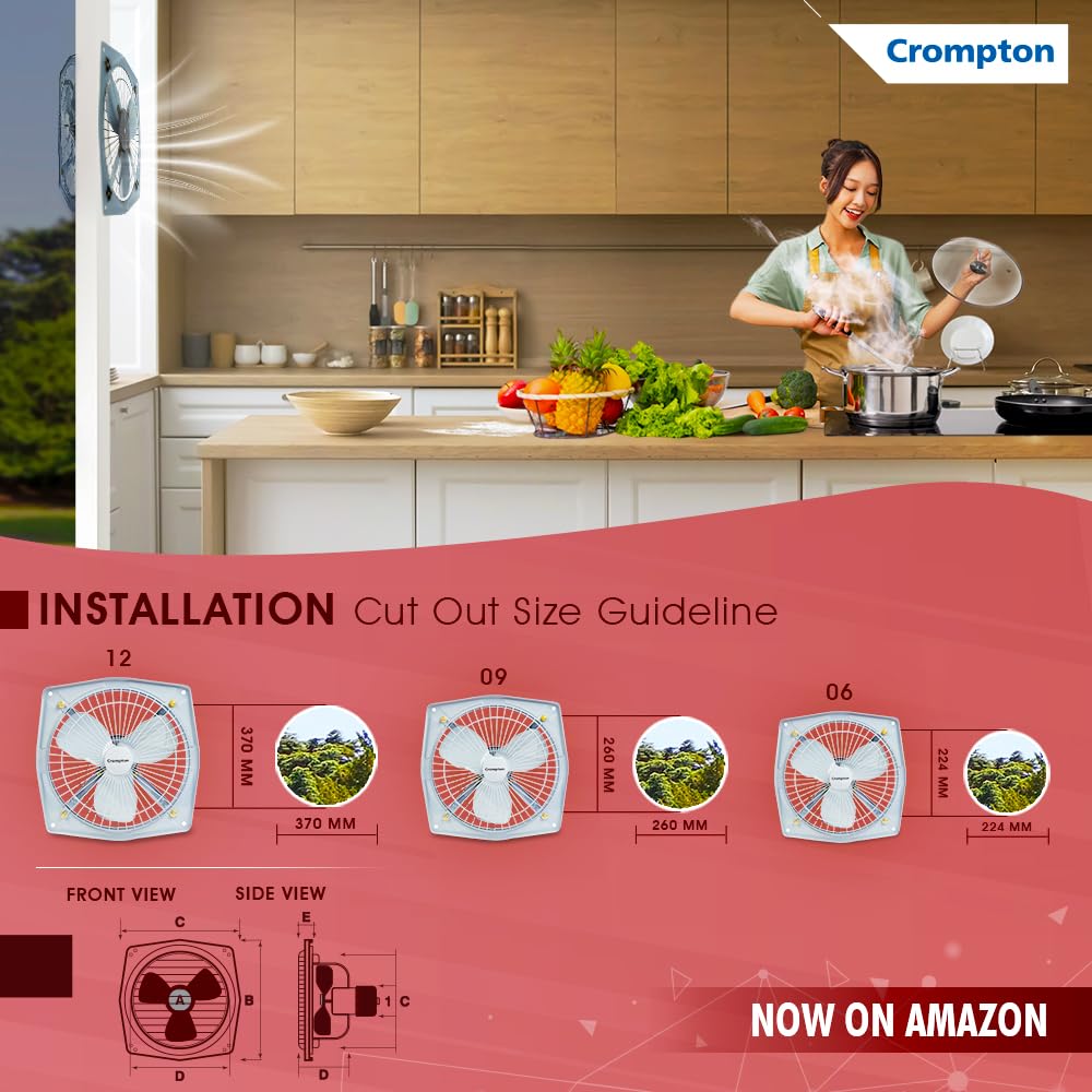 CG VENTILATING FAN DRIFT AIR+ 225MM5