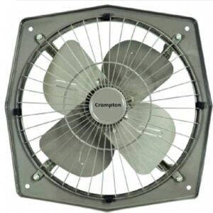 Crompton Transair 6 inch Anti-Rust Metal Body Exhaust (Ventilation) Fan | Sturdy Metal Body & Blades | Front Guard | 320 CMH Superior Air Flow | 2 Year Warranty