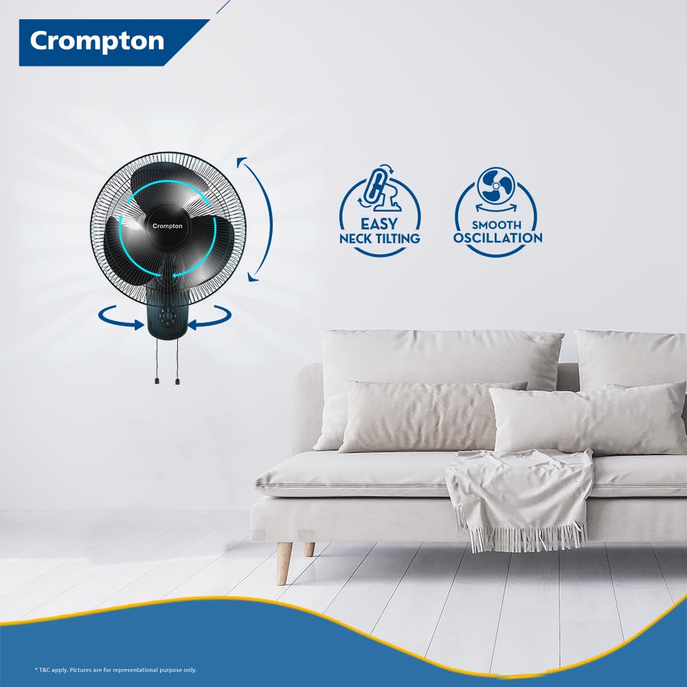 CG WALL MOUNTED FAN HS GALE CLASSIC 400MM4