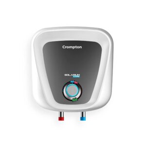 Crompton Solarium Care 25-L 5 Star Storage Water Heater (Geyser) with Rust Proof Plastic Body (White),Free Installation, Free Pipe