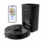 Eureka Forbes SmartClean, 5000Pa HyperSuction Robotic Vacuum Cleaner with Auto Bin (65 Days Hands-Free Cleaning) | LiDAR 3.0 & Home Mapping | Wet Mopping | 5-Hour Run Time | Smart App Control