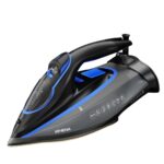 Havells Athena 3000 W Steam Iron with Smart i Sense Technology(No Fabric Burn), 2X Auto Shut Off, Vertical, Horizontal Ironing, Anti Drip, Self-Cleaning&Anti Scale Technology. (Black Blue), 3000 Watts