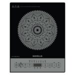 Havells EVO Cook PB18 Energy Efficent Induction (Black-grey), 1800Watt, with 8 Cooking Option, Auto Pan Detection Sensor &3 Year Coil Warranty, Tempered Glass, Child Lock, 8 Power Setting (200W-1800W)