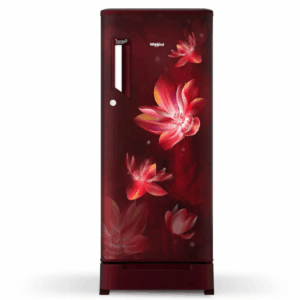 Whirlpool 192L 3 Star Single Door Refrigerator, With Base Drawer, 10 Years Warranty on Compressor, Wine Flower Rain, 215 IMPC ROY