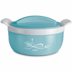 MILTON Crave 1000 Insulated Inner Stainless Steel Casserole, 800 ml, Blue | PU Insulated | BPA Free | Odour Proof | Food Grade | Easy to Carry | Easy to Store | Ideal for Chapatti | Roti | Curd Maker