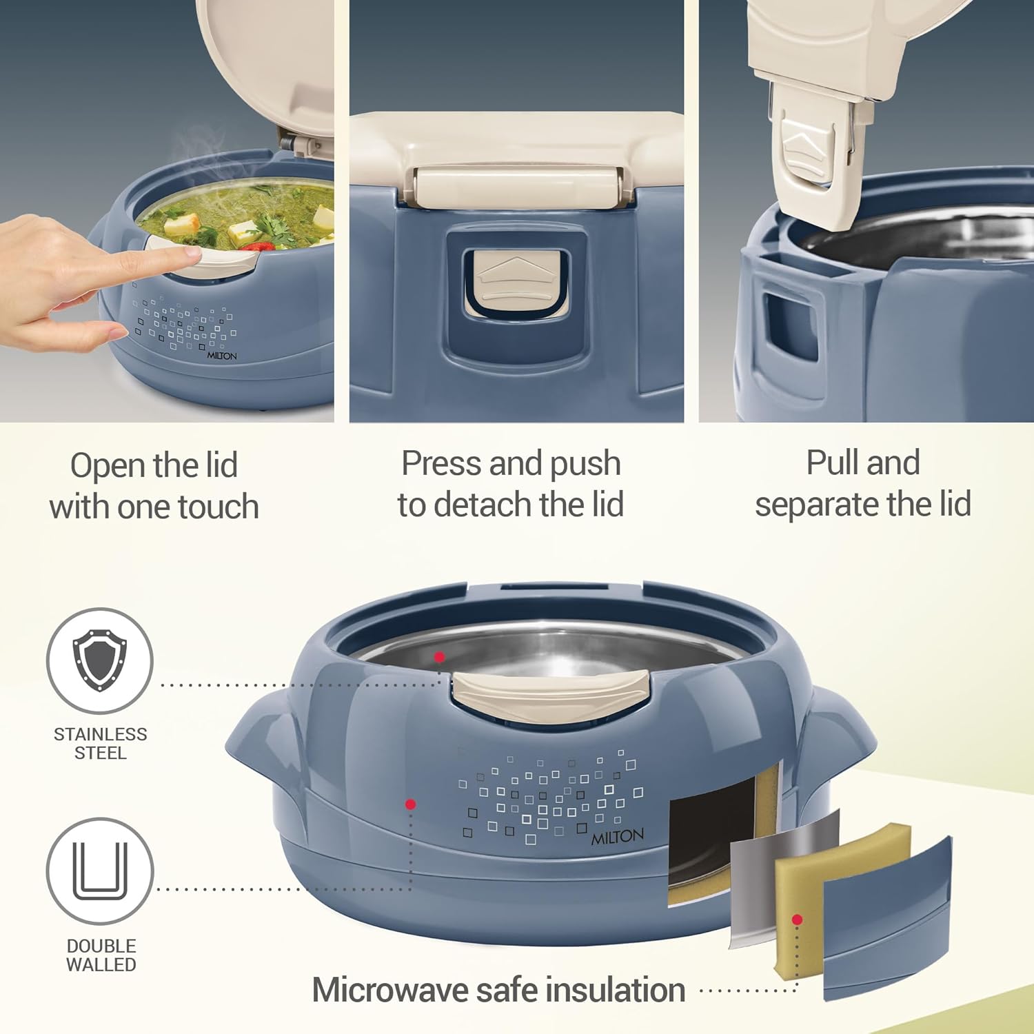 MILTON Microwow One Touch 1000 3