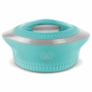 MILTON Royal 1500 Serving Casserole Double Walled Inner Stainless Steel, PU Insulated Kitchen Hot Pot, Keeps Food hot & Fresh for Roti, Biryani, 1270 ml Blue