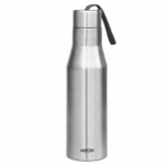 MILTON Super 1000 Stainless Steel Water Bottle 1000ml | Single Wall | Leak-Proof Lid, Rust-Free | ISI Certified | BPA-Free | For School, Office, Gym, Travel | Silver