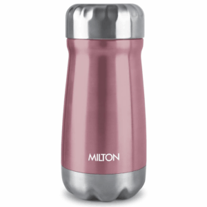 Milton All Rounder 400 Thermosteel Hot and Cold Flask, 1 Piece, 350 ml, Purple | Insulated Flask | Leak Proof | Soup Flask | Dal Flask | Sambar Flask | Thermos | Long Hours Hot and Cold