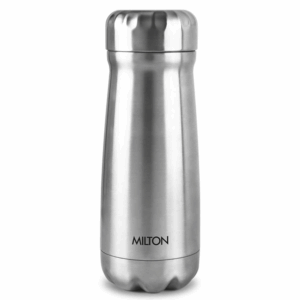 Milton All Rounder 550 Thermosteel Hot and Cold Flask, 510 ml, Silver | Insulated, Leak Proof | for Soup, Dal, Sambar | Thermos | Long Hours Temperature Retention