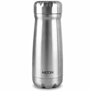 Milton All Rounder 650 Thermosteel Hot and Cold Flask, 620 ml, Silver | Insulated, Leak Proof | for Soup, Dal, Sambar | Thermos for Long Hours Hot and Cold