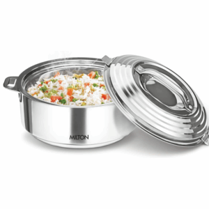 Milton Galaxia Stainless Steel Casserole, 2.5 litres, Silver