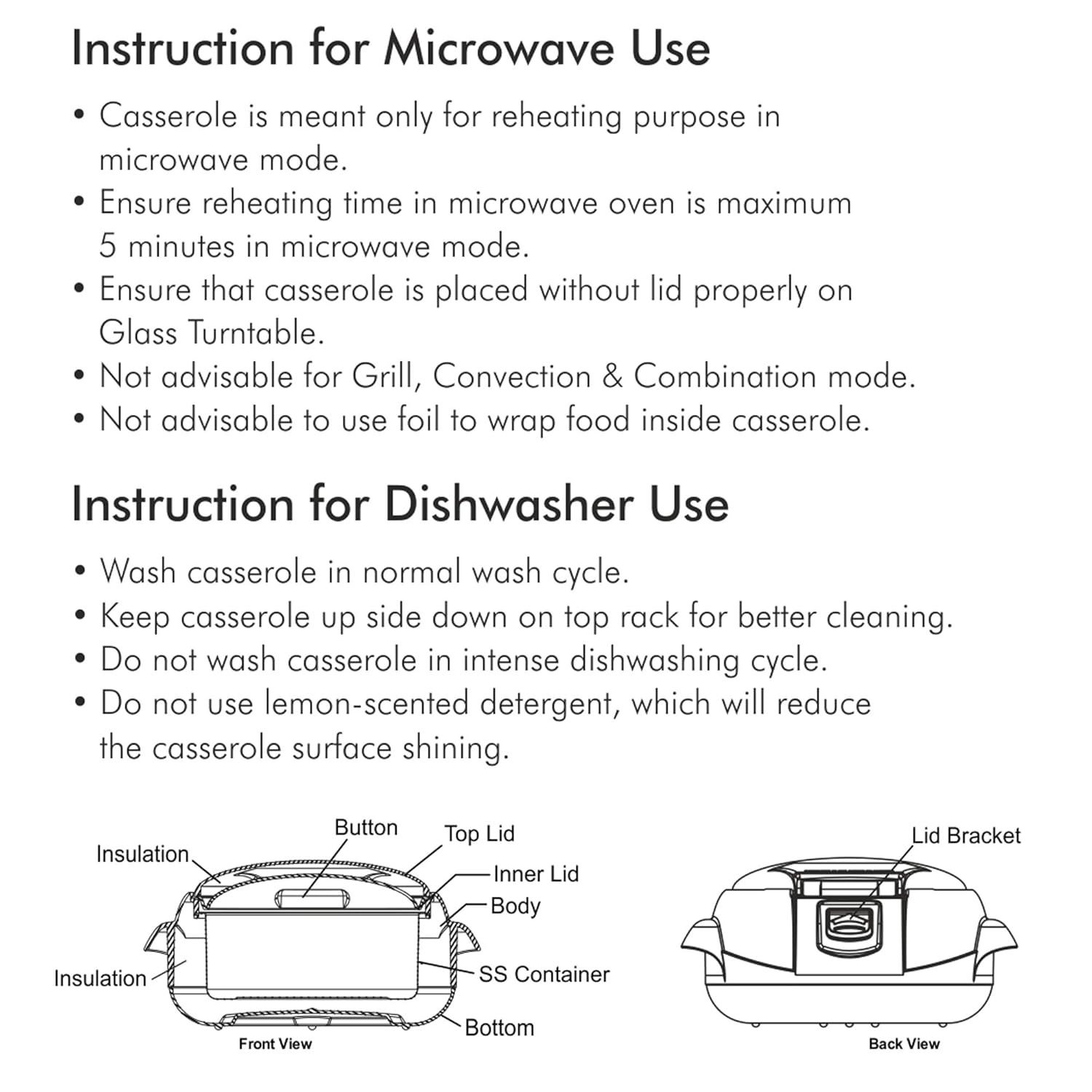 Milton Microwow One Touch 2500 6
