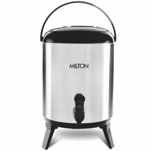 Milton Stellar 8 Thermosteel Water Jug, 7.6 litres, Silver | PU Insulated | Hot & Cold | Sturdy Base | Hygienic | Odour Free