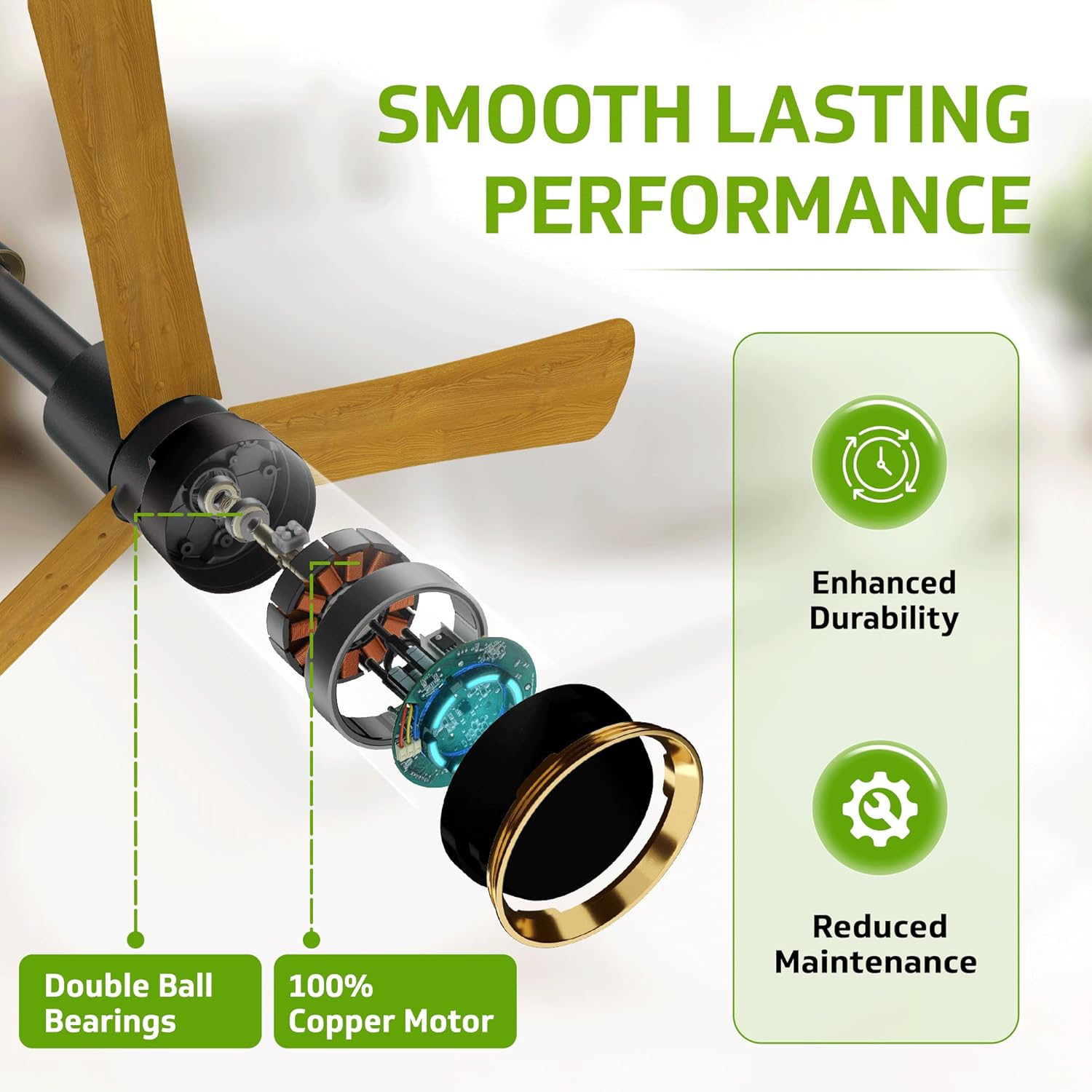 V-GUARD FAN INSIGH-G CHOCO BROWN GOLD1200MM 6