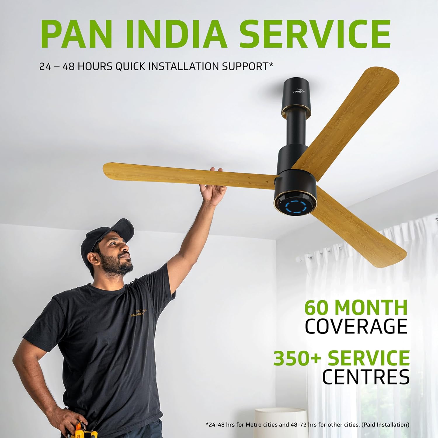 V-GUARD FAN INSIGH-G CHOCO BROWN GOLD1200MM 7