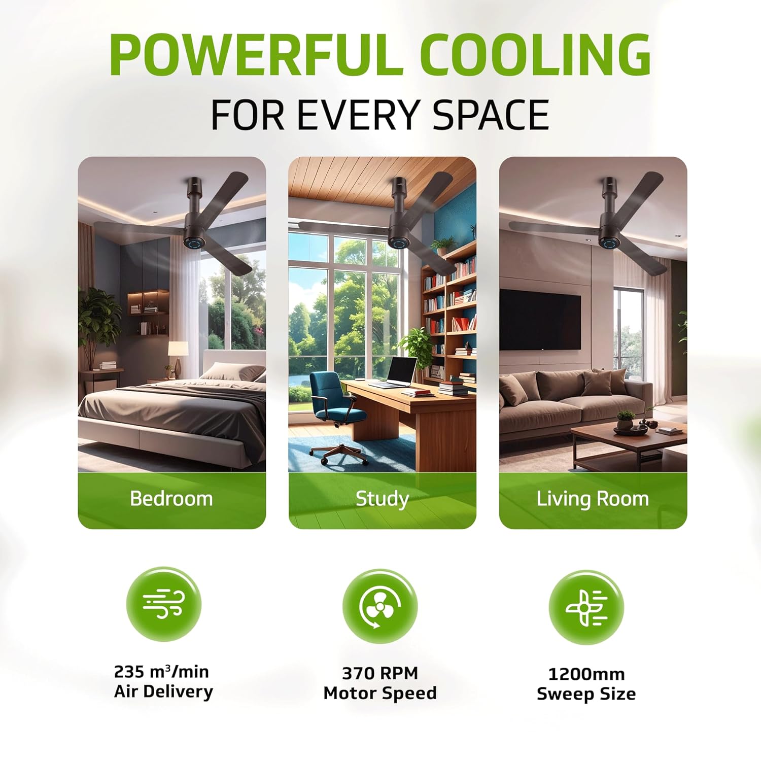 V-GUARD FAN INSIGH-G ELEGANCE BROWN MATTE 1200MM 2