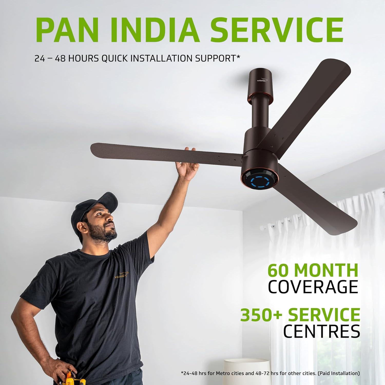 V-GUARD FAN INSIGH-G ELEGANCE BROWN MATTE 1200MM 7