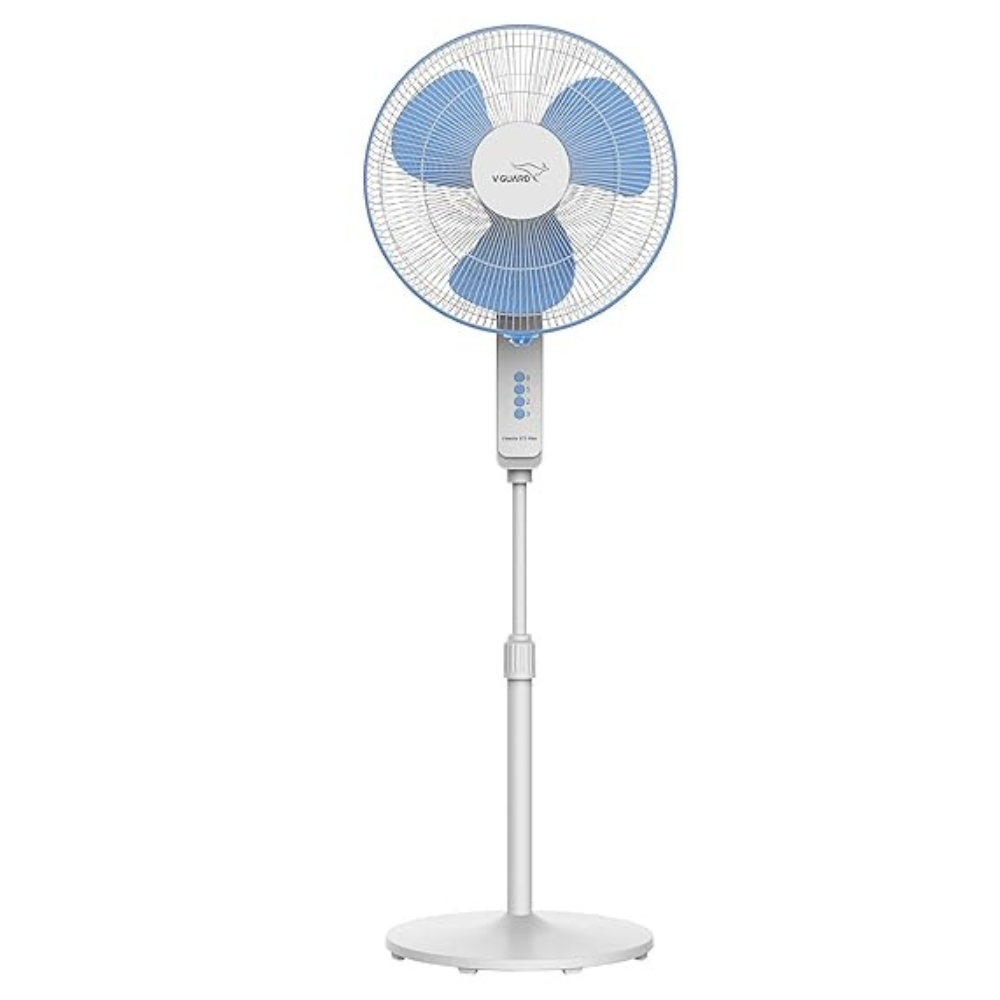 V-GUARD PEDESTAL FAN 400MM FINESTA STS PLUS BLUE WHITE