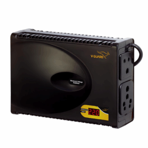 V-Guard Crystal Plus Smart TV Stabilizer with Digital Display for 140 cm (55") TV + Set Top Box + Home Theatre System/Gaming Console (Working Range: 90-290 VAC; 3 A)