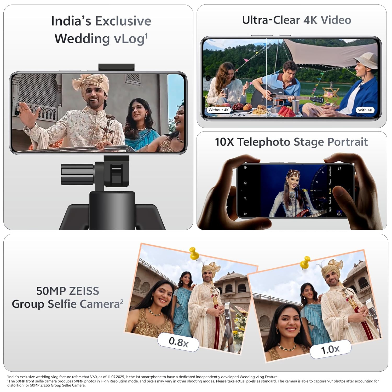 Vivo V60 5G (Mist Gray, 12GB RAM, 256GB Storage) 2