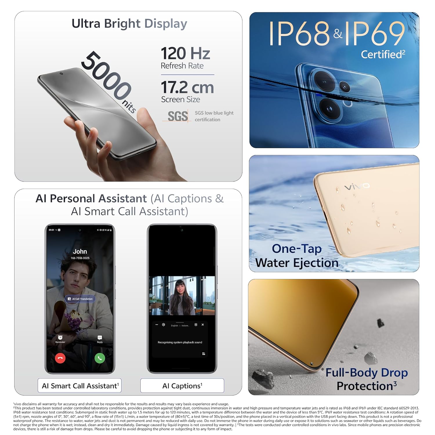 Vivo V60 5G (Mist Gray, 12GB RAM, 256GB Storage) 4