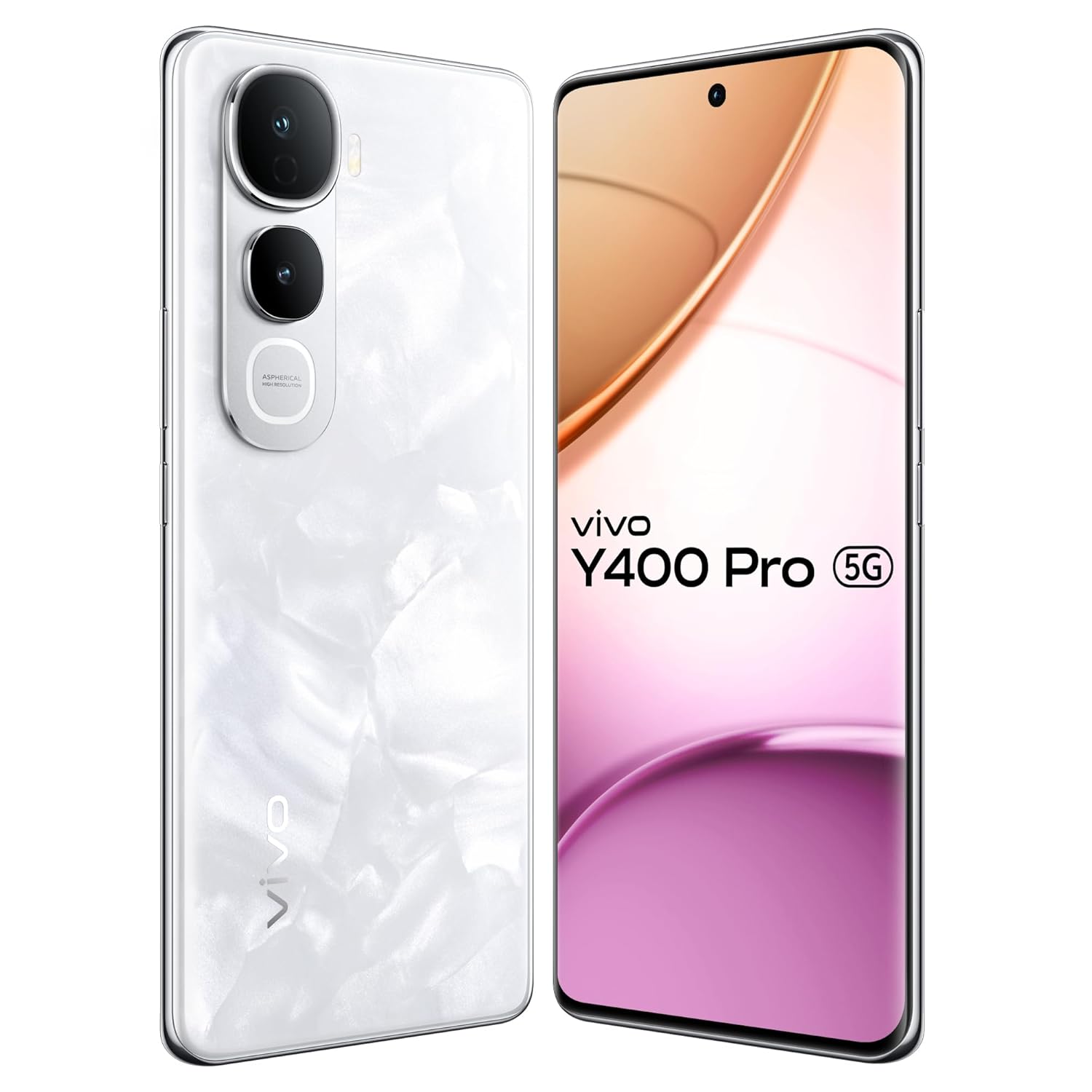 Vivo Y400 Pro 5G (Freestyle White, 8GB RAM, 128GB Storage) 5