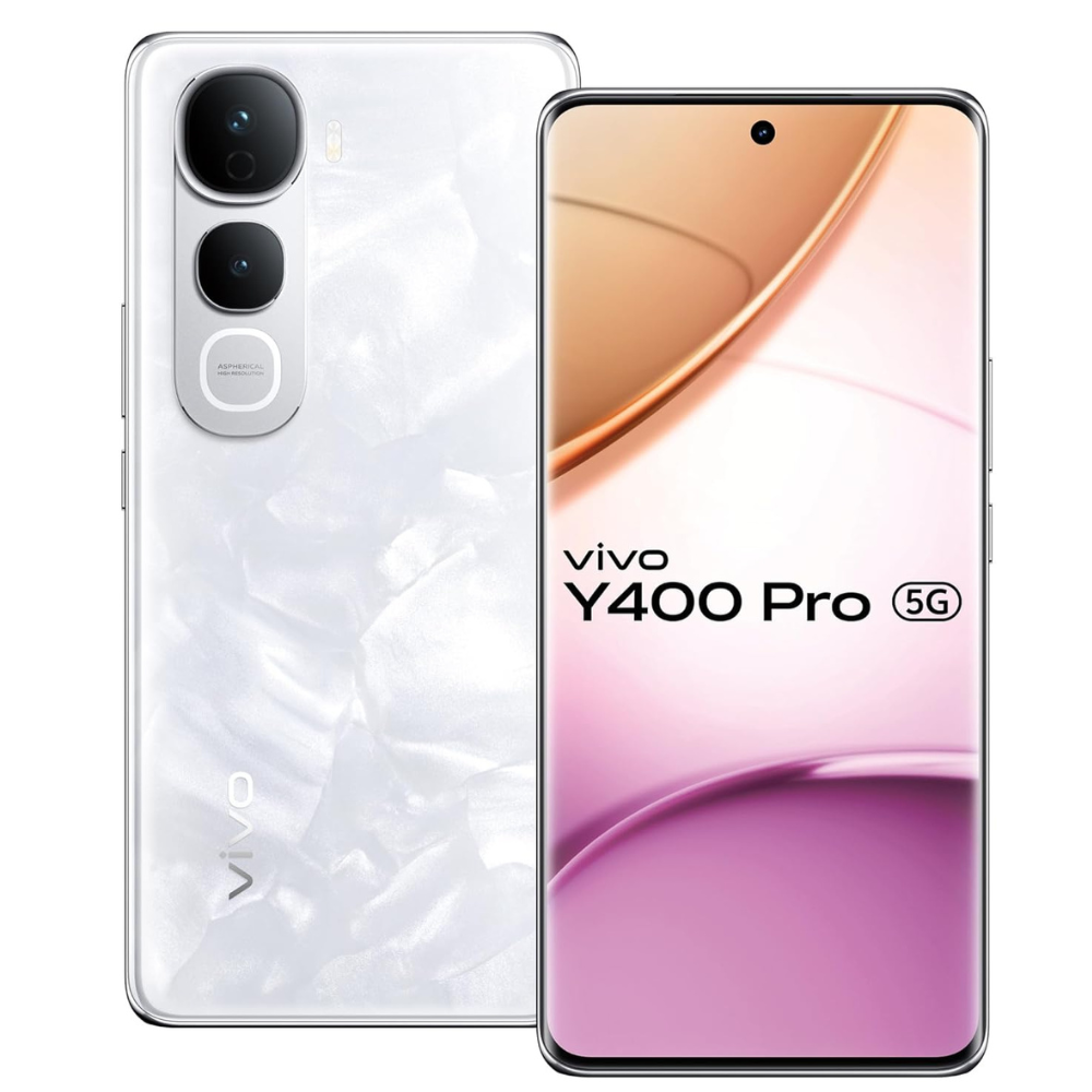 Vivo Y400 Pro 5G (Freestyle White, 8GB RAM, 128GB Storage)