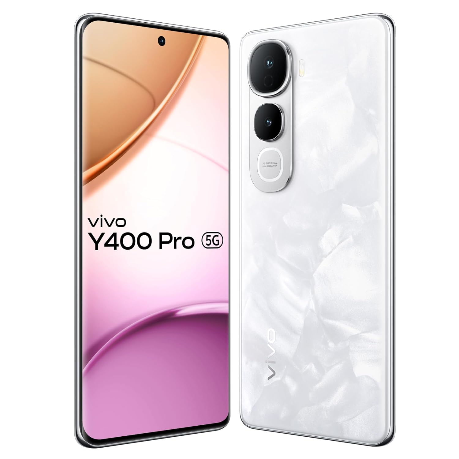 Vivo Y400 Pro 5G (Freestyle White, 8GB RAM, 256GB Storage) 5