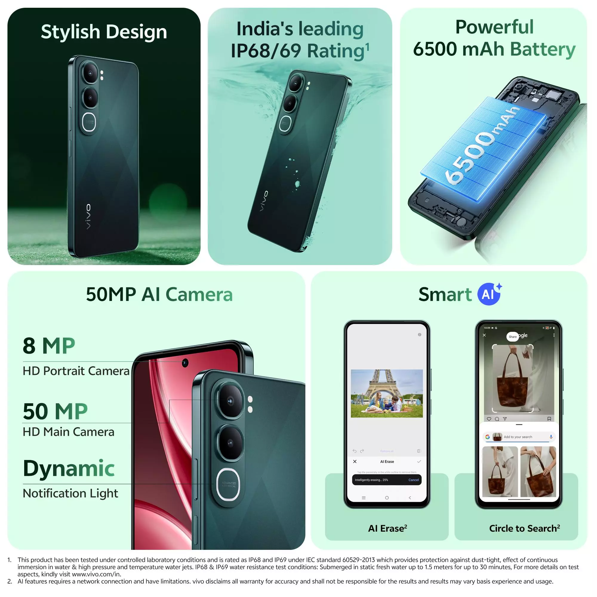 Y31 5G 4GB+128GB Diamond Green 1