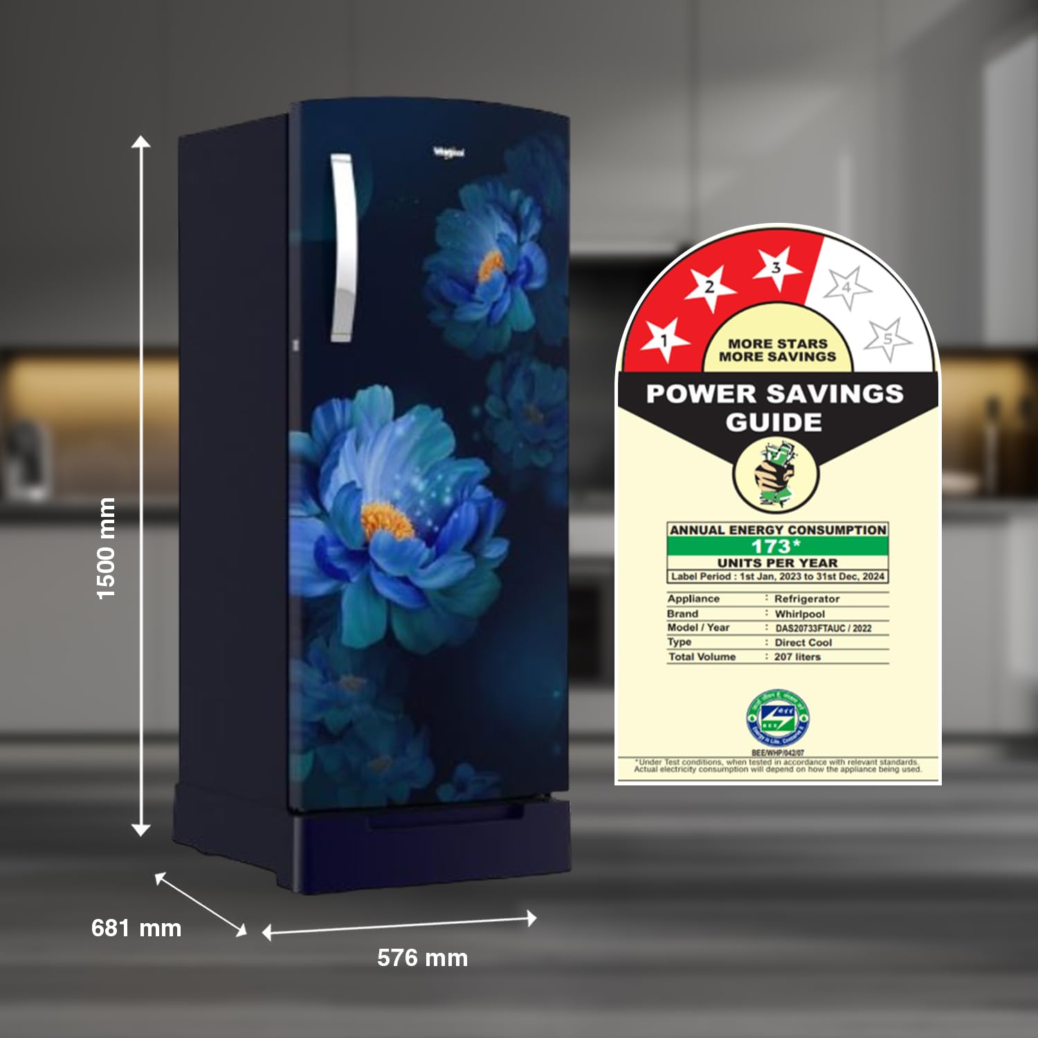 whirlpool 230 IMPRO ROY 3S SAPPHIRE PEONY-Z 1