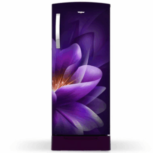 Whirlpool 192 L 3 Star Direct-Cool Single Door Refrigerator (215 IMPRO ROY 3S PURPLE FOREST-Z, Base Stand with Drawer, 2023 Model)