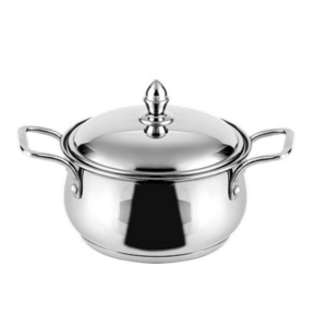 Steelcraft Premium Stainless Steel Aura Casserole (Gas Stove and Induction Friendly)