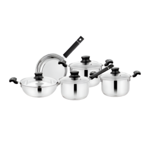 STEELCRAFT ACCORD COMBO COOKWARE SET OF 5PCS (ACC-7028)