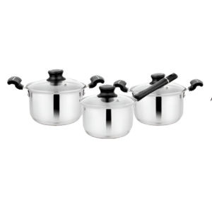 STEELCRAFT ACCORD COMBO COOKWARE SET OF 3PCS (ACC-7030)
