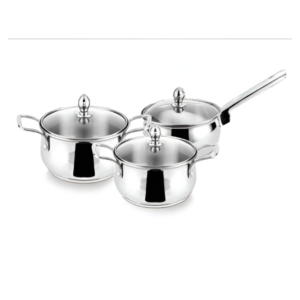 STEELCRAFT ALMORA COMBO COOKWARE SET OF 3PCS (ACC-7064)