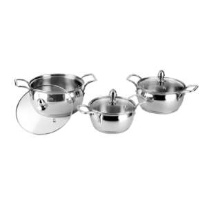 STEELCRAFT BENZ COMBO COOKWARE SET OF 3PCS (BCC-7011)