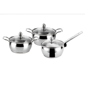 STEELCRAFT BENZ COMBO COOKWARE SET OF 3 PCS (BCC-7012)