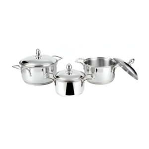 STEELCRAFT CAVIAR COMBO COOKWARE SET OF 3PCS (CCC-7070)