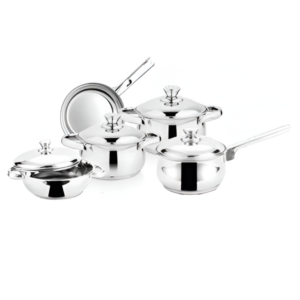 STEELCRAFT EURO COMBO COOKWARE SET OF 5PCS (ECC-7037)