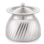 MIRROR GHEE POT HAMMERED