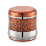 MIRROR LOTUS ORNATE PLUS ROSEGOLD CONTAINER