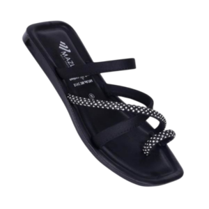 MAZLO MC2412 BLACK LADIES SLIPPER