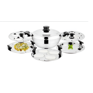 STEELCRAFT SB MULTI KADAI COMBY PACK 5 IN 1 8PCS MEDIUM (MKSB-7091)