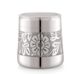 MIRROR ORNATE CONICAL CONTAINER