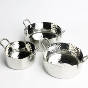 RAMSON OCTAGONAL HAMMERED FLAT PAN